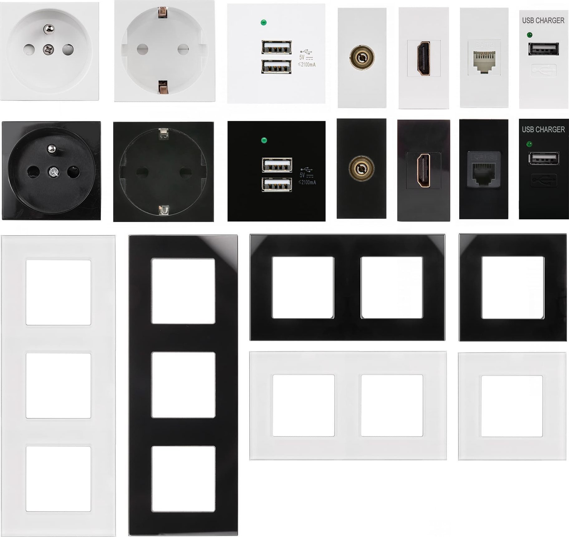 Prizë muri Maclean MCE728W, 2x USB, 2.1A, e bardhë