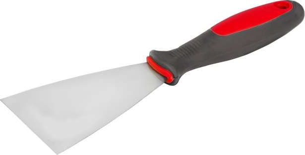 Shpatull për glet Pro-Line Putty Knife, 125mm, inox, dorezë dykokëshe