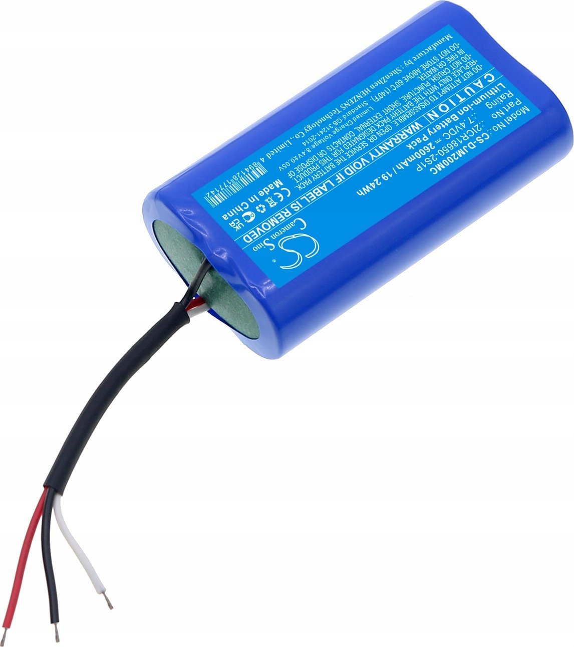 Bateri për stabilizues DJI Osmo Mobile 2 3 4, 2600mAh, 19.24Wh, e zezë