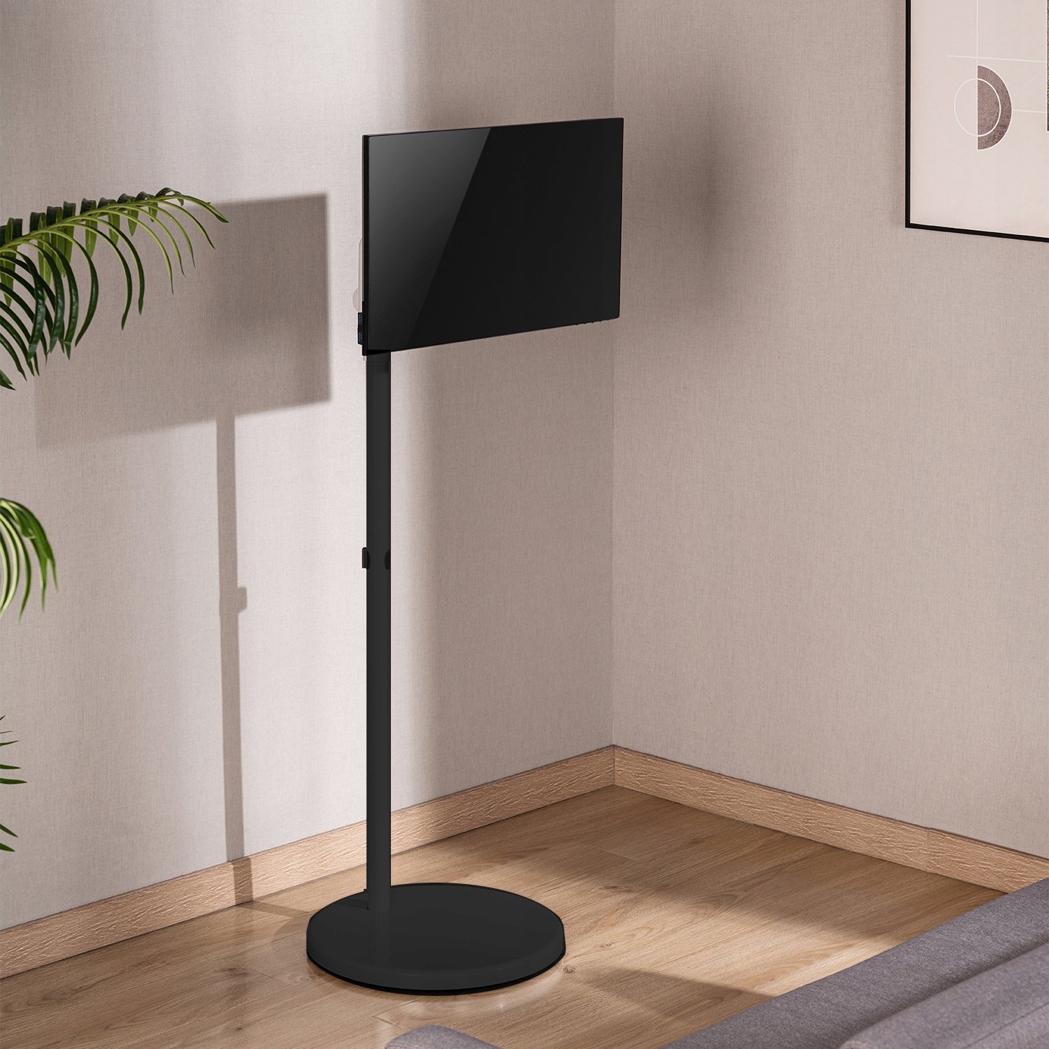 Stativ dyshemeje për monitor TV Maclean MC-970B, deri 35", gaz lifter, i zi