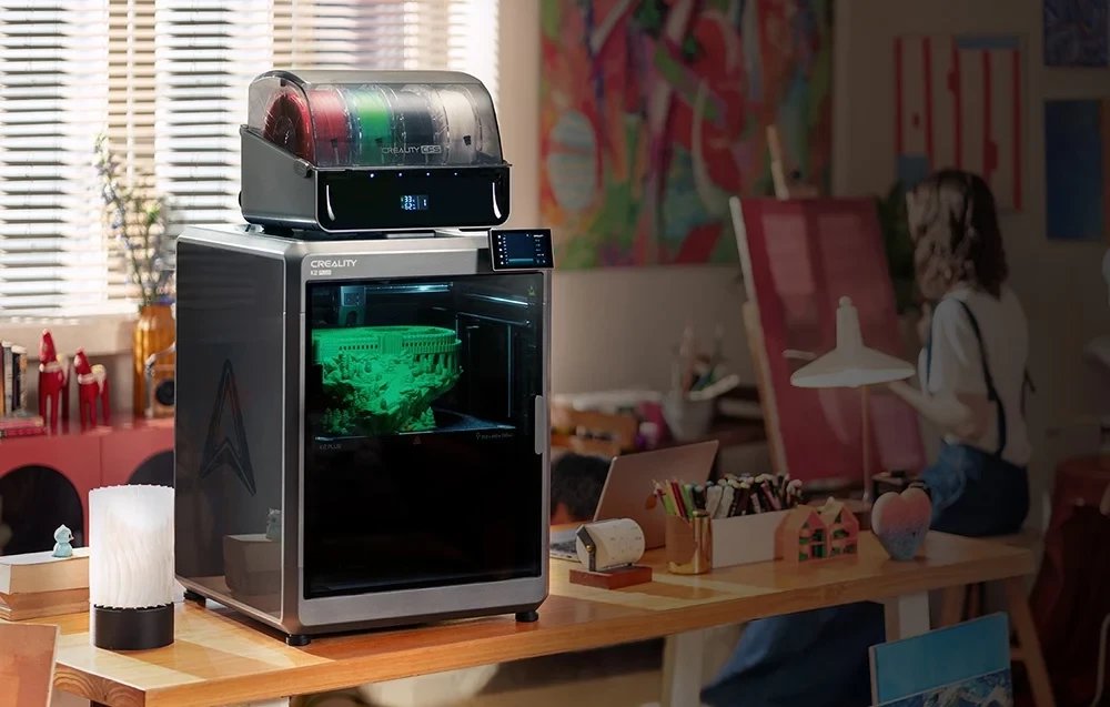 Sistem filamenti Creality CFS, 4 slote, multi color, për K2 Plus