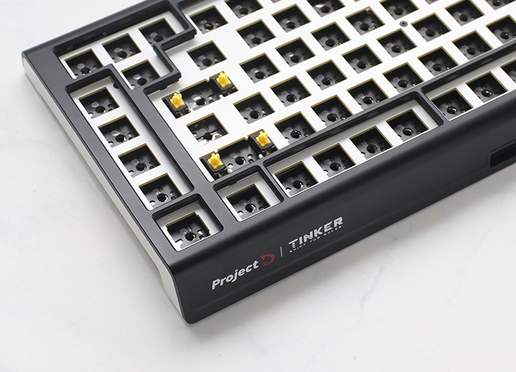 Tastierë gaming Ducky Tinker 75, 75%, MX-Red, RGB, e zezë
