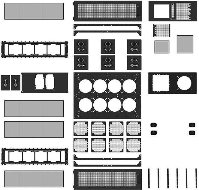 Kasë Thermaltake Core P200, Të ndryshme