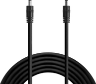 Kabllo energjie Sandberg DC në DC 5521+5525, 3m, 100W, e zezë