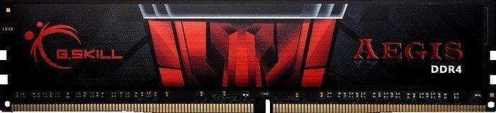 Memorie operative G.Skill Aegis, DDR4, 16 GB, 3000MHz, CL16, e zezë/kuqe