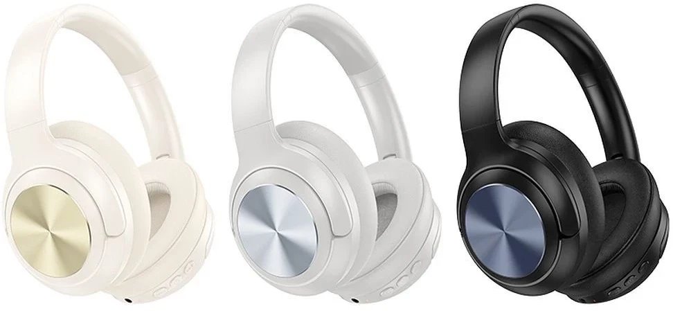 Kufje wireless Hoco W54 ANC Over Ear, Bluetooth, anulim aktiv i zhurmës, gri