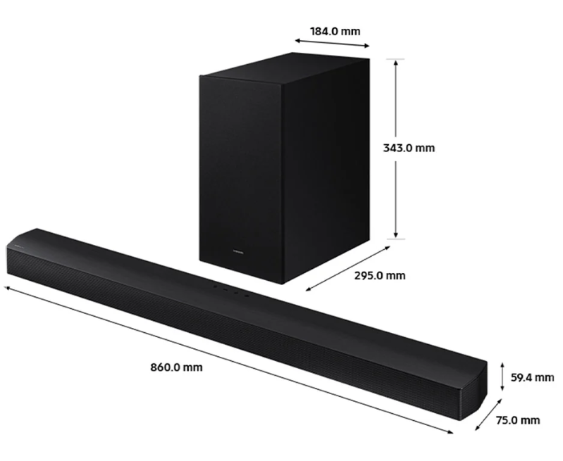 Soundbar Samsung HW-B650D/EN, 3.1CH