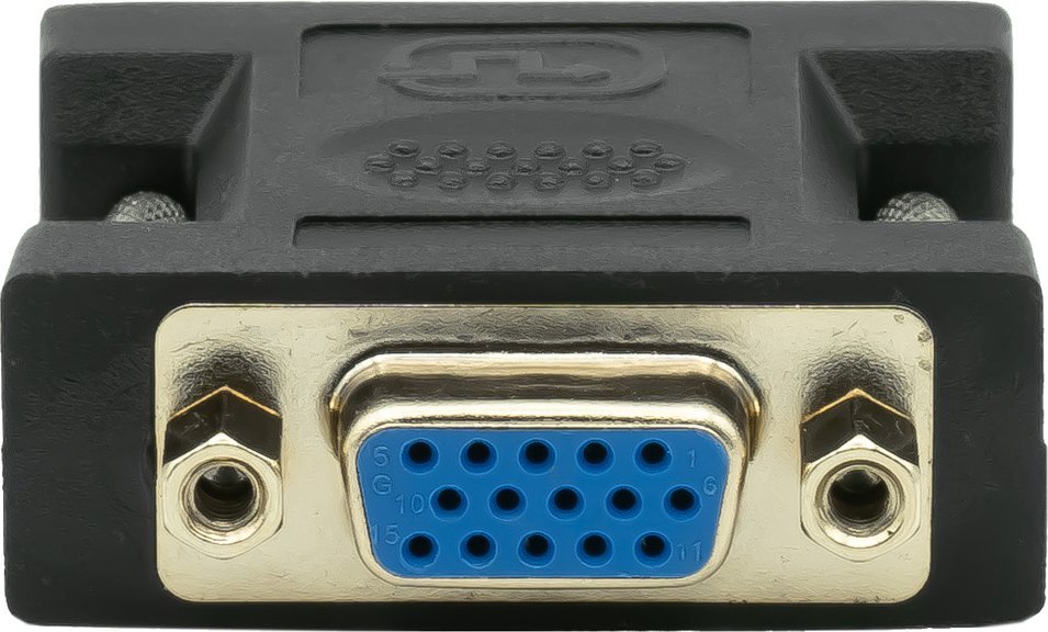 Adaptori ProXtend DVI I 24+5 në VGA, M/F, i zi
