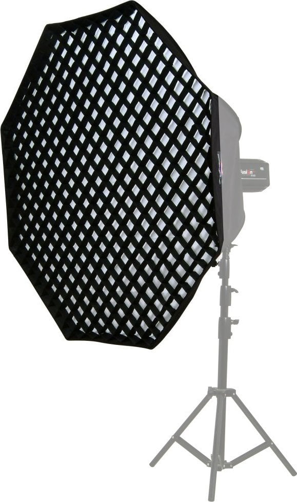 Rrjetë honeycomb Aurora për softbox, Ø120 cm, e zezë