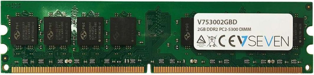 Memorie V7 DDR2, 2 GB, 667MHz, CL5 (V753002 GBD)