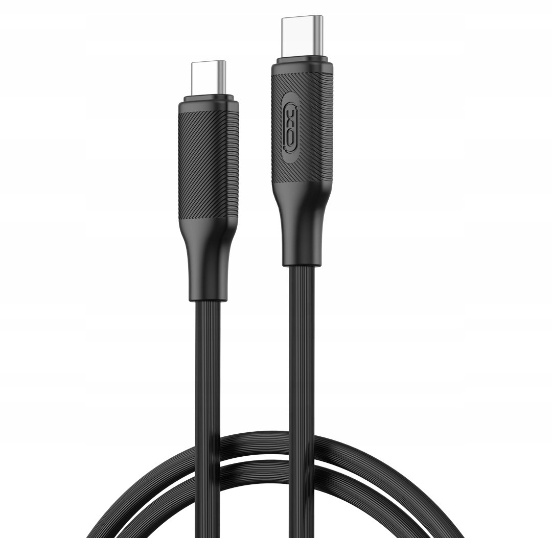 Kabllo USB C XO NB-Q265B, USB C në USB C, 1m, 60W, e zezë