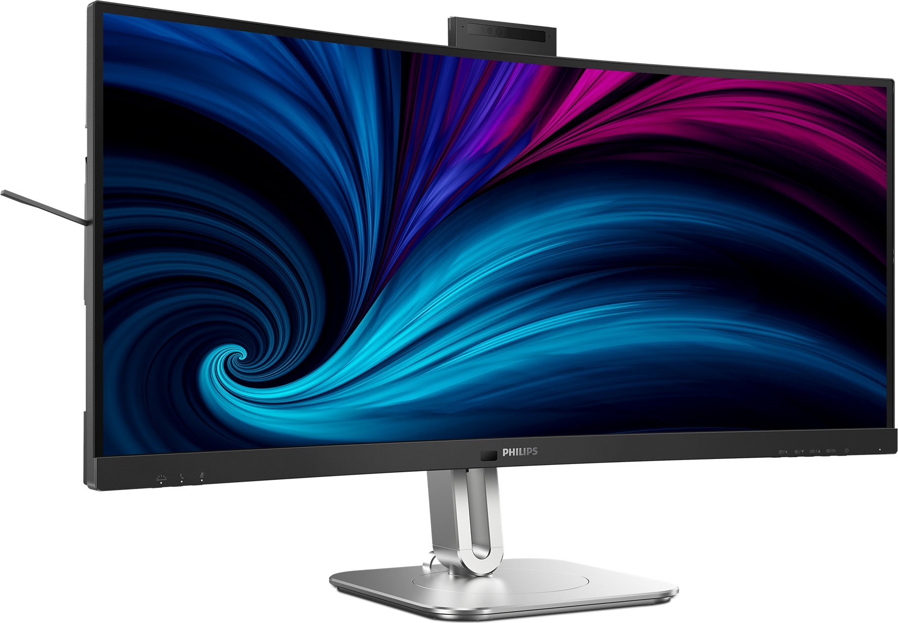 Monitor i harkuar Philips 6000 Series 34B2U6603CH, 34" UltraWide QHD, Thunderbolt 4, gri