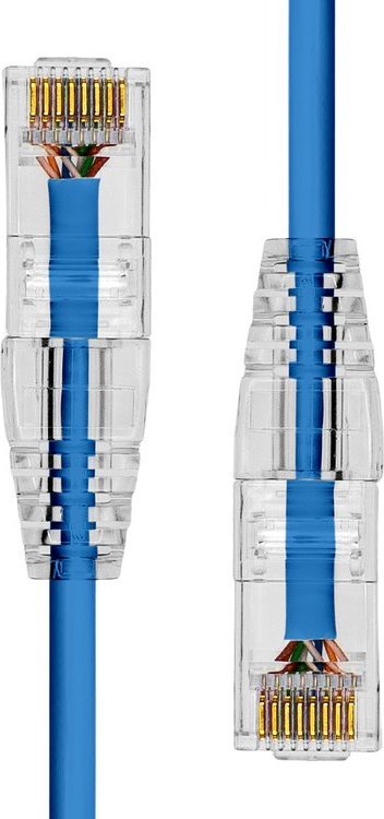 Kabllo rrjeti ProXtend Slim, CAT6A U UTP, 5m, blu