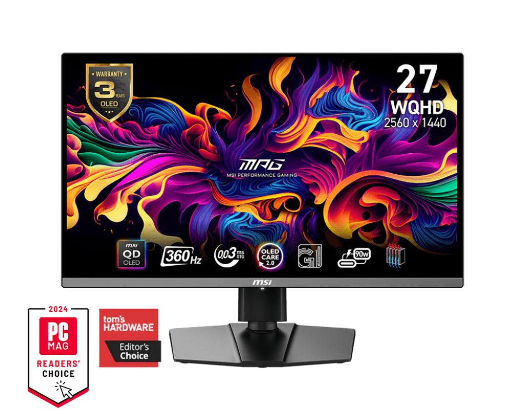 Monitor MSI MPG 271QRX QD-OLED, 26.5", QD-LED, 360Hz, i zi