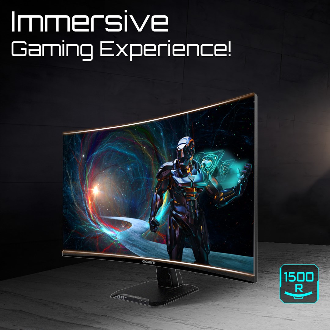 GIGABYTE GS27QCA монитор, 27", 2560 × 1440 (QHD), 180 Hz, 1 ms, црн