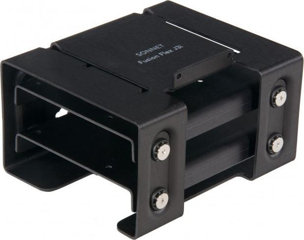 Kornizë montuese HDD Sonnet Fusion Flex J3i, për Mac Pro 2019, deri 3 disqe SATA, argjendtë