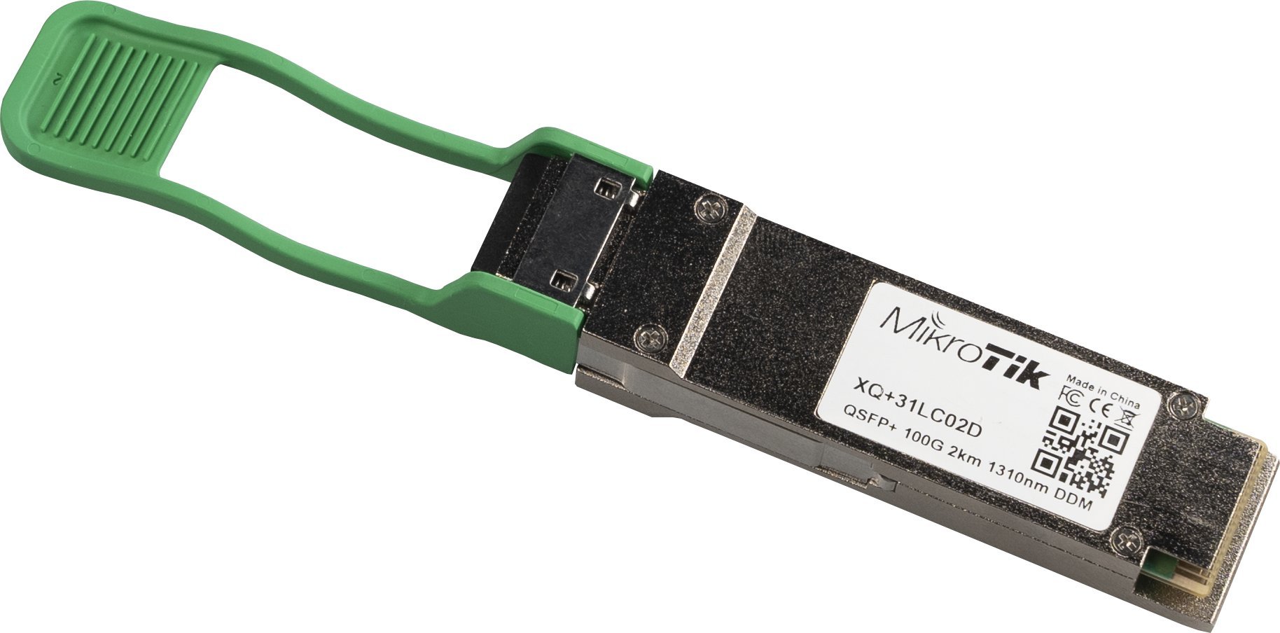 Modul optik MikroTik XQ+31LC02D QSFP28, 100G, SM 2km, gri