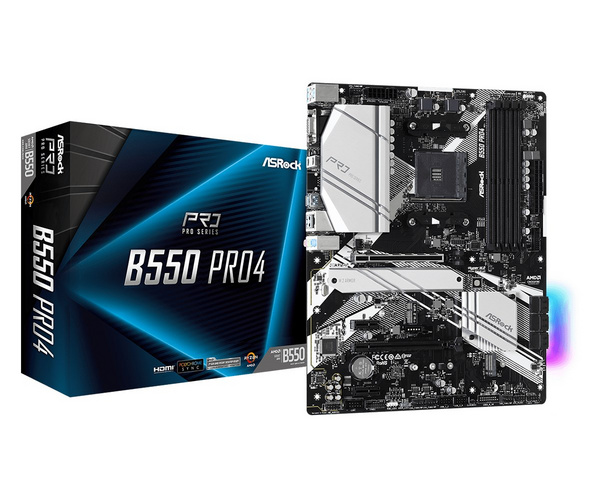 Pllakë amë Asrock B550 Pro4 Socket AM4 ATX AMD	B550