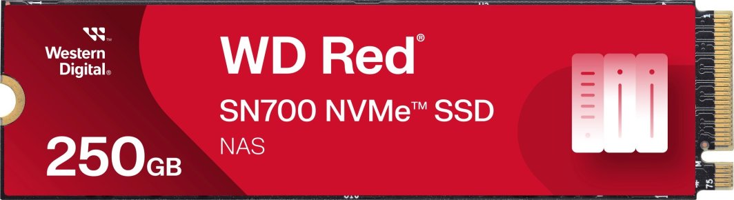 SSD диск WD Red SN700, 250GB, M.2 2280 PCI-E x4 Gen3 NVMe
