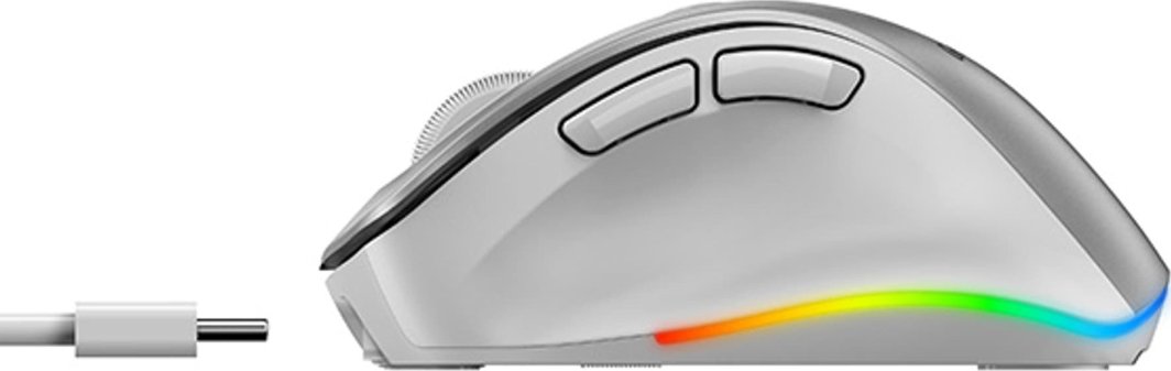 Maus Genius Ergo 9000S Pro, 2400DPI, i argjend