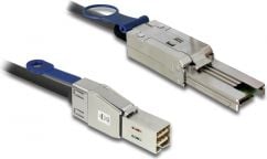 Kabllo Delock SFF 8644 - SFF 8088, 2m, e zezë