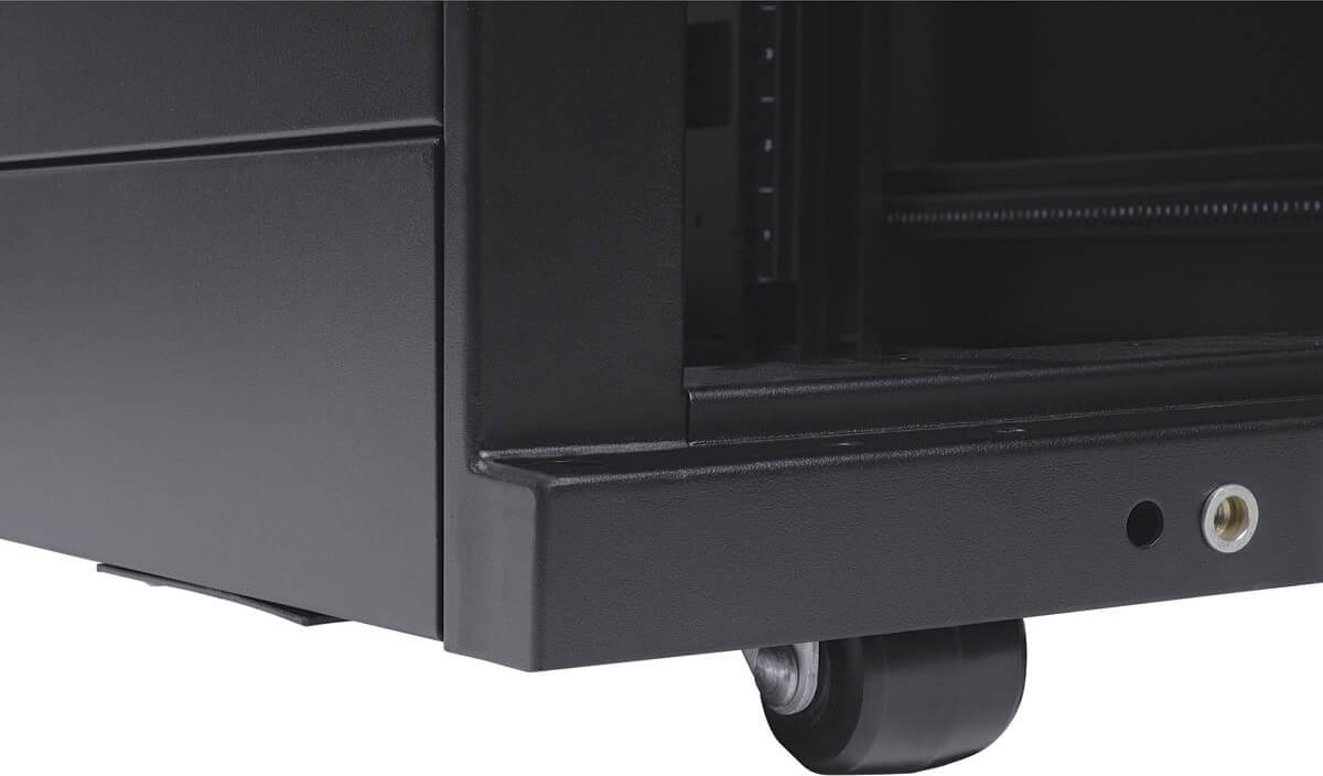 Set rrotash Tripp Lite SRCASTER SmartRack, 4 copë, kapacitet i lartë peshe, të zeza