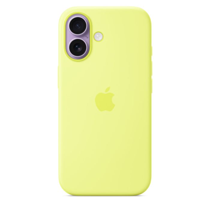 Apple iPhone 17 Silicone Case with MagSafe, Neon Yellow