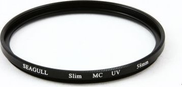 Filter UV Seagull MC Slim, 55mm, për kamera, i zi