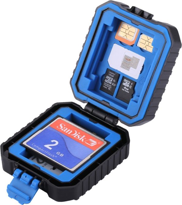 Kuti mbrojtëse Puluz, për kartela të memories dhe SIM