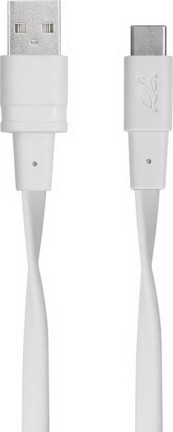 Kabllo RivaCase (PS6002WT21), USB A - USB C, 2.1m, e bardhë