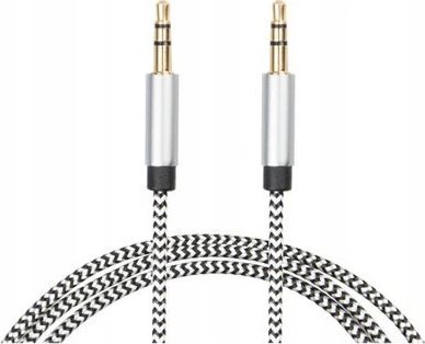 Kabllo Libox Jack 3.5mm - Jack 3.5mm, 1m, e argjendtë