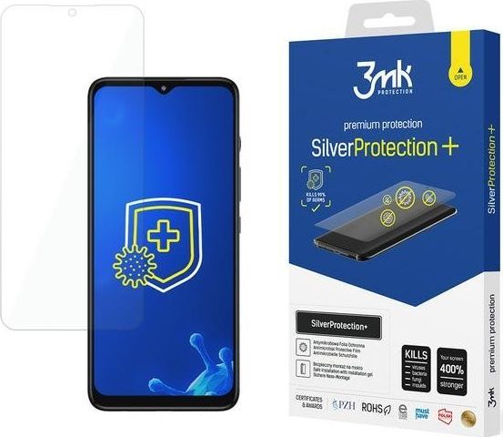 Fole mbrojtëse 3MK Silver Protect+ për Motorola Moto G50 5G, antimikrobiale, montim i lagësht, transparente