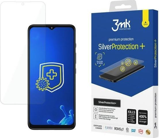 Fole mbrojtëse 3MK Silver Protect+ për Motorola Moto G50 5G, antimikrobiale, montim i lagësht, transparente