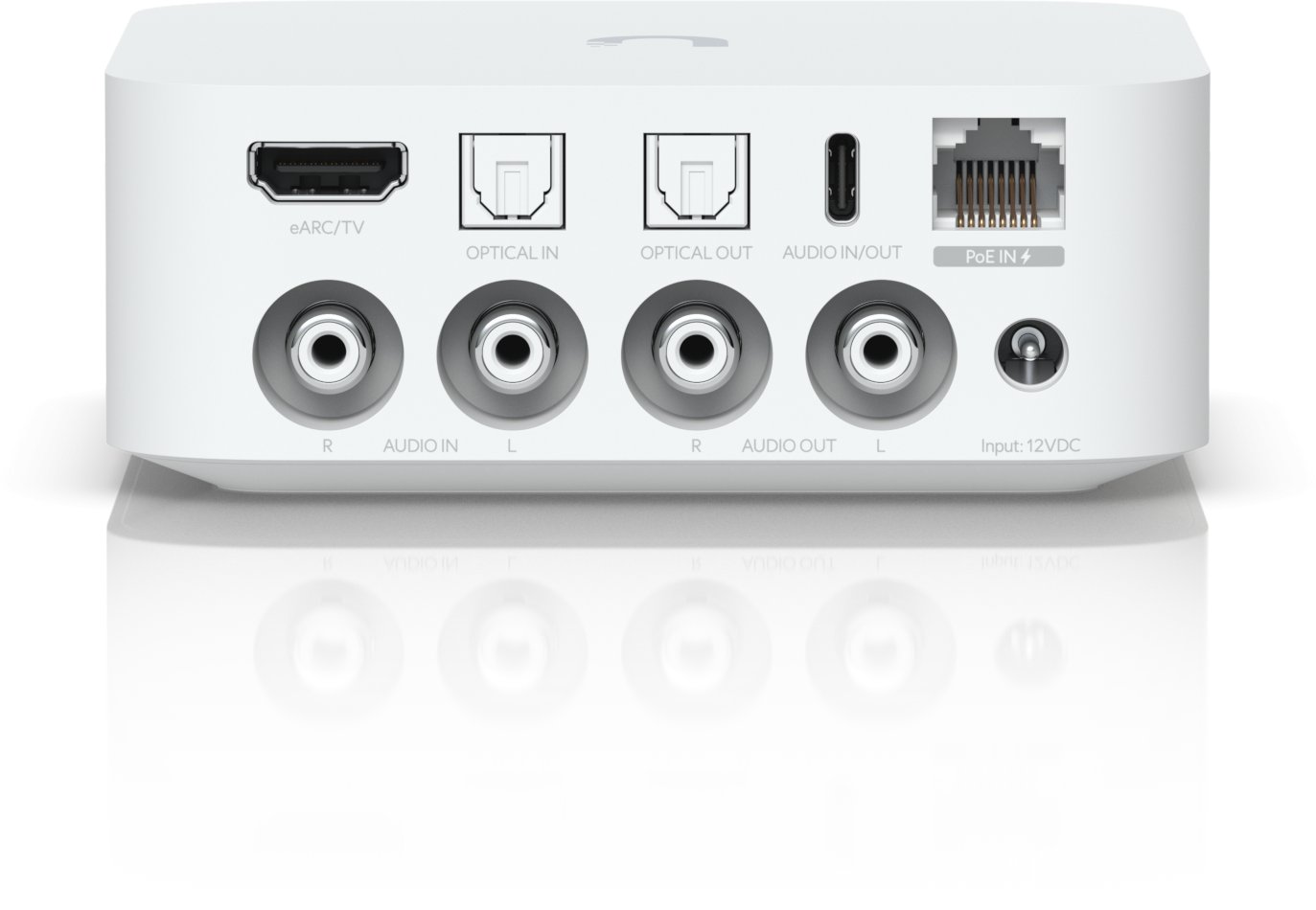 Modul audio PoE Ubiquiti UPL-PORT-W, port audio, i bardhë