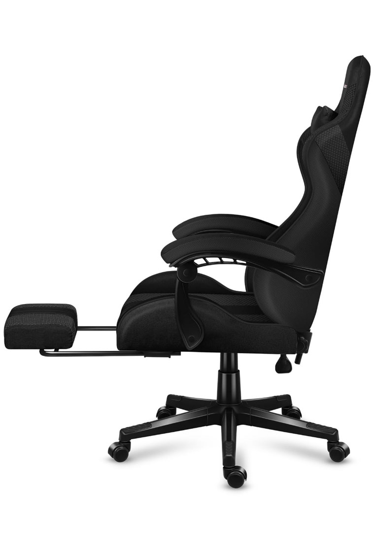 Karrige lojërash Huzaro Force 4.7 Carbon Mesh, e zezë 