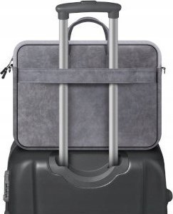 Torba për laptop Defender Solid Leather, 15.6", poliuretan, gri