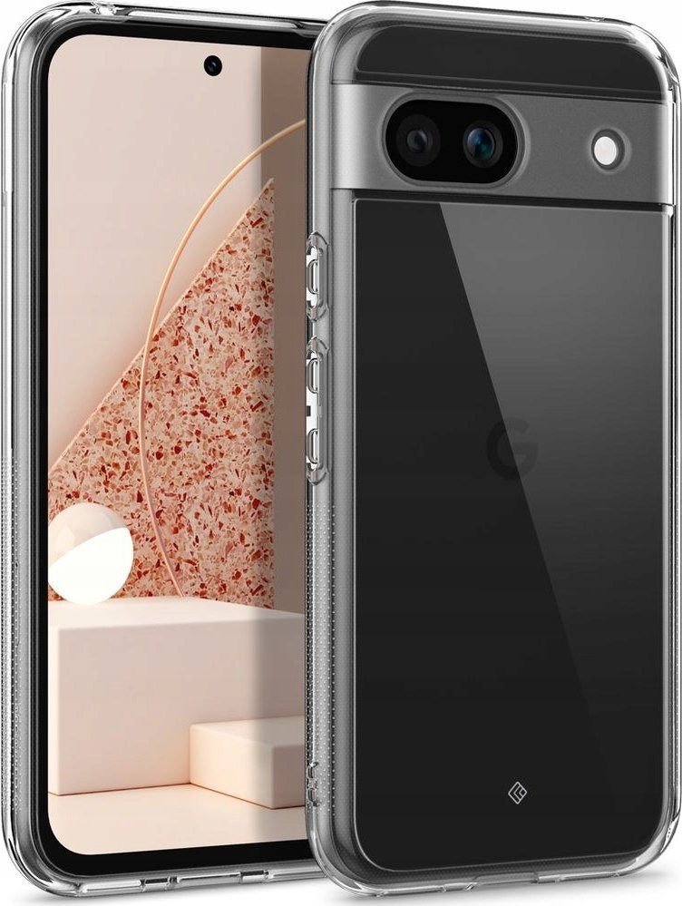 Mbulesë telefoni Spigen Caseology Capella për Google Pixel 8a, transparente, kundër goditjeve