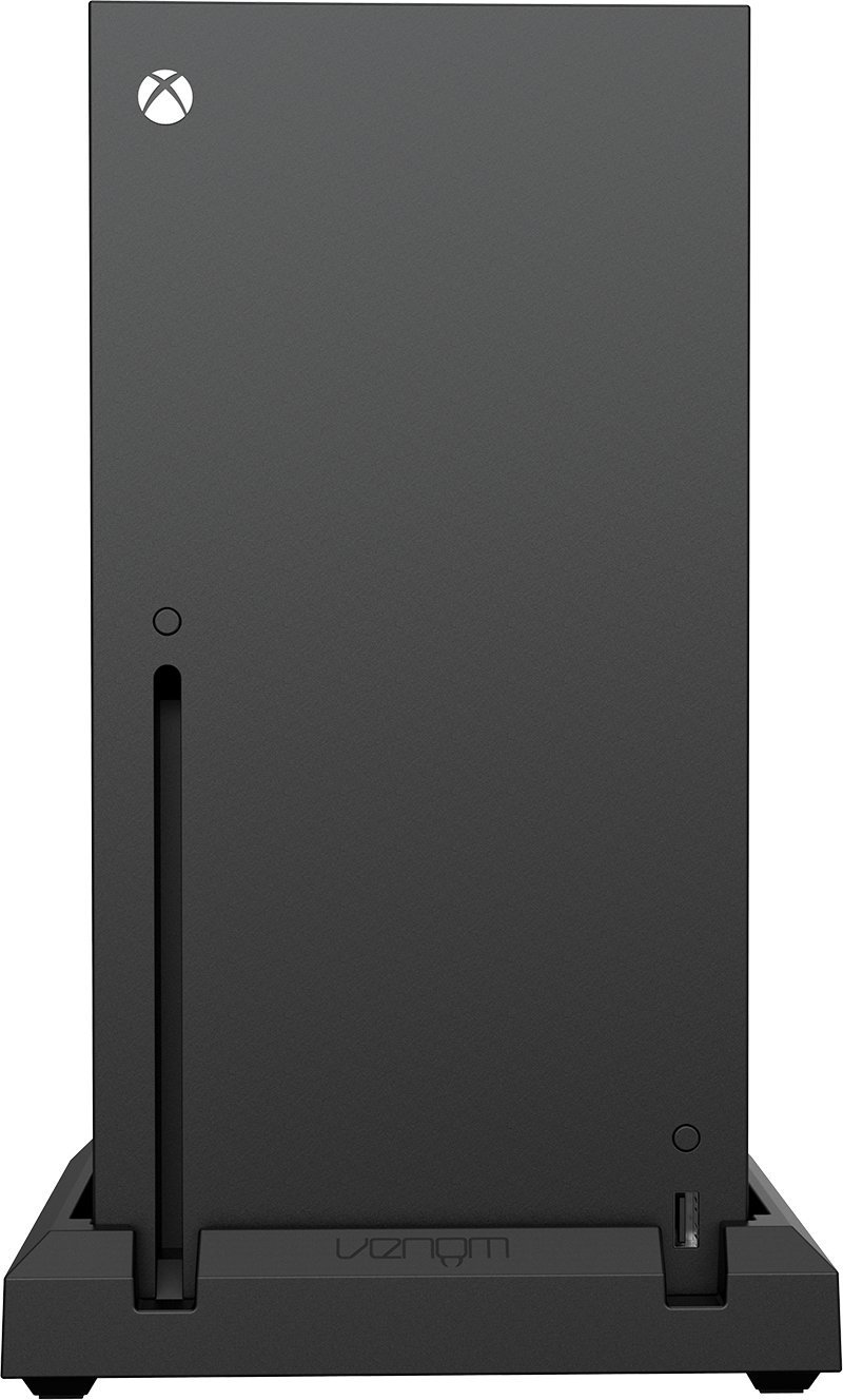 Stendë LED Venom për Xbox Series X, USB, ndriçim me ngjyra, e zezë