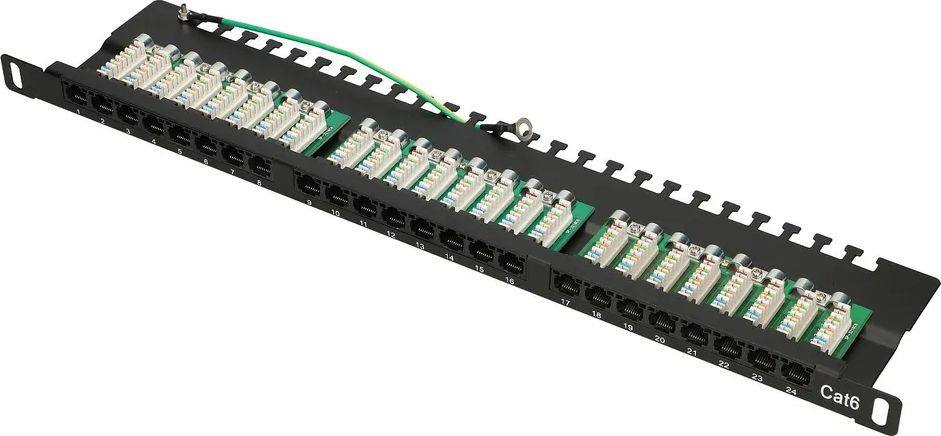 Patch panel ExtraLink EX.9663, 24 porta RJ45, Cat.6 UTP, i zi
