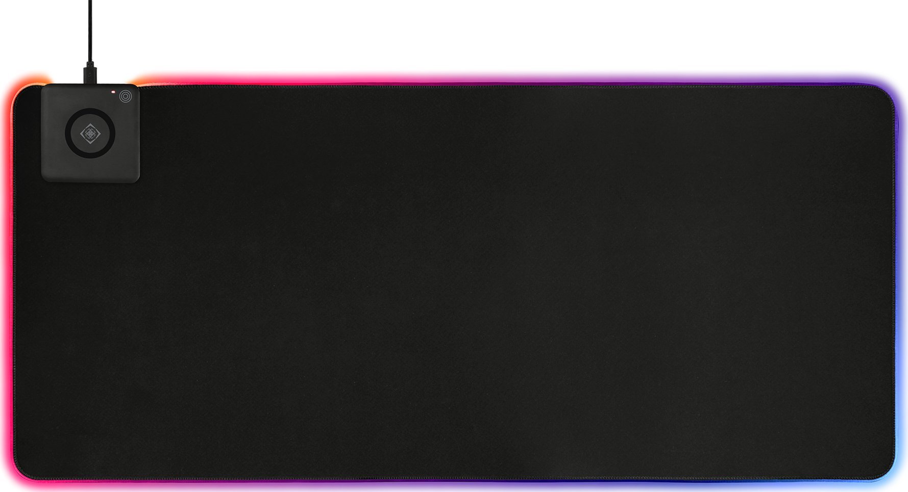 Mousepad gaming Deltaco GAM-092, RGB, karikim wireless Qi 10 W, i zi