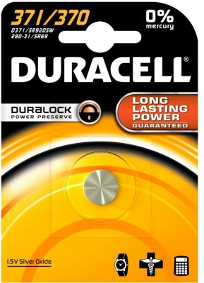Duracell 371/370 Сребрена Оксидна Копче Батерија