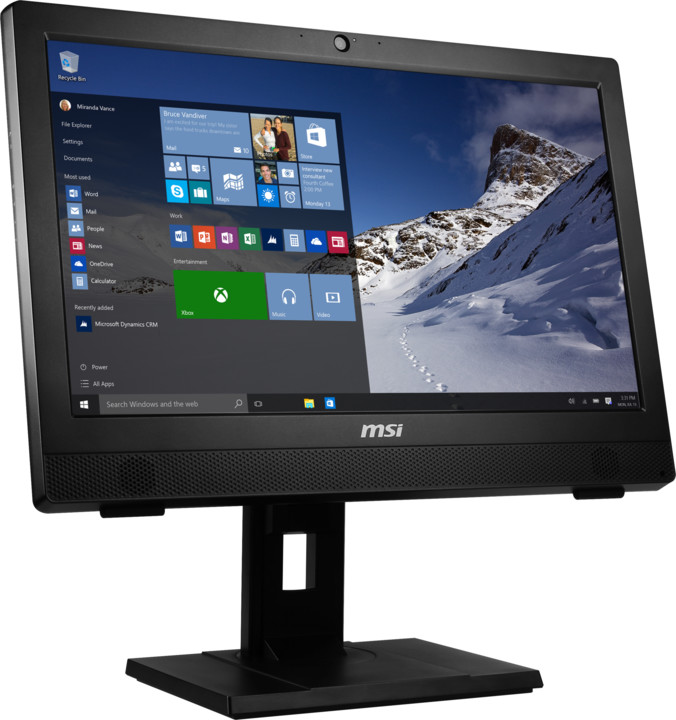 Компјутер MSI Pro 24 6M-027XEU,23.6“ Full HD,	Intel Core i5, 4 GB RAM, 128 GB SSD, Intel HD Graphics, црна боја