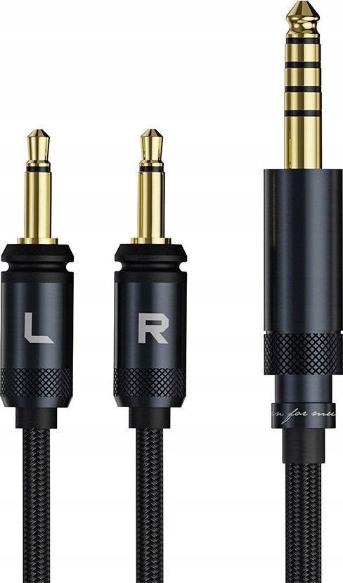 Kabllo kufjesh FiiO LL RD 2024, 1.5m, 4.4mm dhe 3.5mm, e zezë