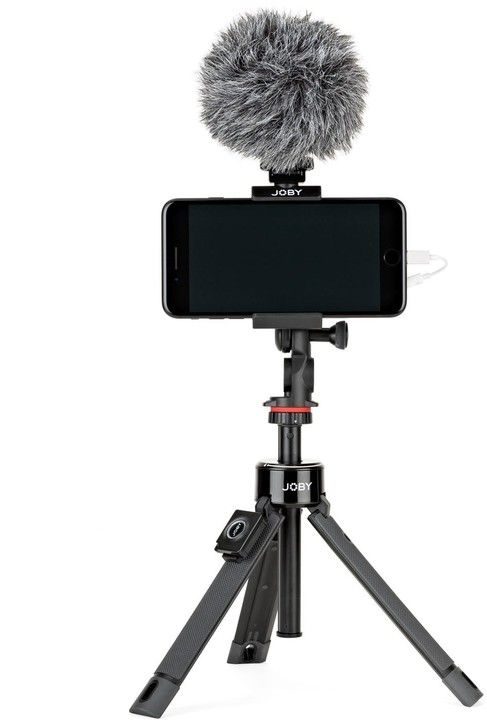 Mbajtëse tripod JOBY GripTight PRO TelePod, e zezë / kuqe