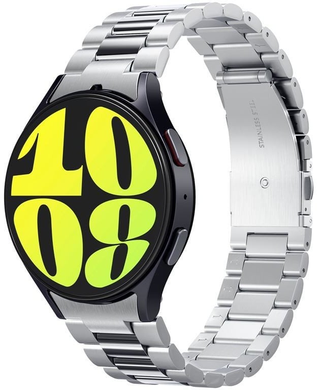 Rrip ore Spigen Modern Fit 316L për Samsung Galaxy Watch7 44/40mm, çelik inox, argjendtë