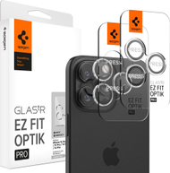 Mbrojtës kamere Spigen Glas.tR Ez Fit Optik Pro, 2 copë, për iPhone 15 Pro 15 Pro Max 14 Pro 14 Pro Max, transparent