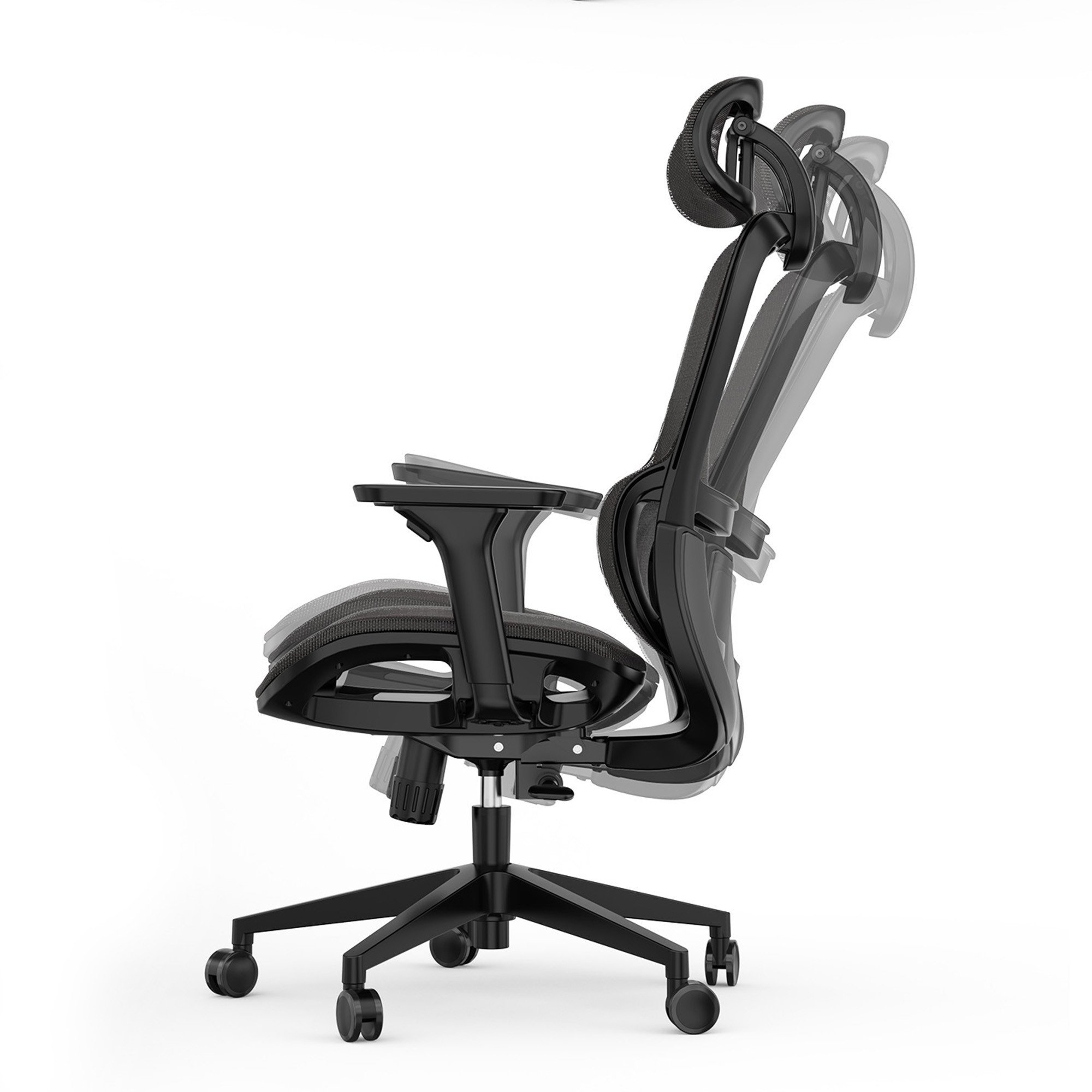 Karrige për zyre SENSE7 Neyo, e zezë