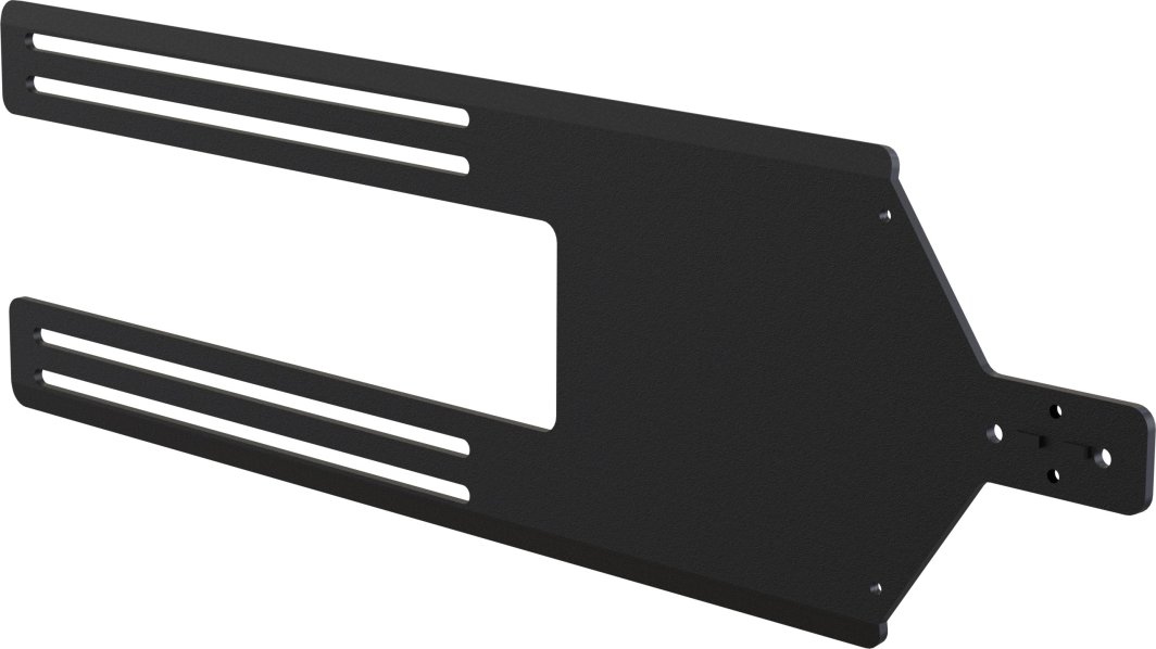 Mbajtëse kioskash Ergonomic Solutions KIOSK STRAIGHT BRACKET, montim fiks, metalike, gri