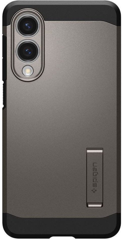 Mbulesë telefoni Spigen Tough Armor MagSafe, për Samsung Galaxy S25 Edge, Gunmetal