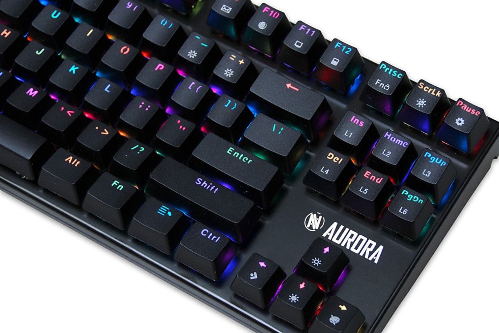 Tastierë iBOX Aurora K-2R, Blue Switch, RGB, e zezë